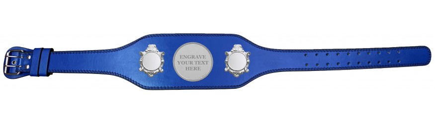 ENGRAVED TITLE BELTS - BUD003/S/ENGRAVES - AVAILABLE IN 4 COLOURS